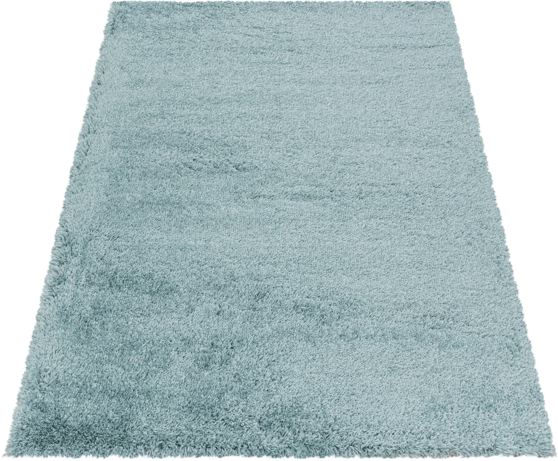 Ayyildiz Teppiche Hochflor-Teppich »FLUFFY 3500« rechteckig 50 mm Höhe Langflor, Shaggy, uni, robust, auch in rund erhältlich, Wohnzimmer