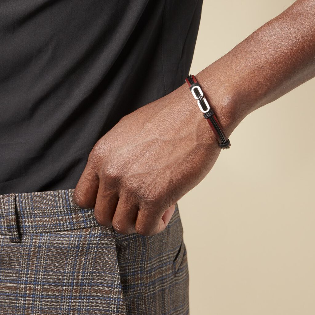 Bracelet Acier Blanc Tristan