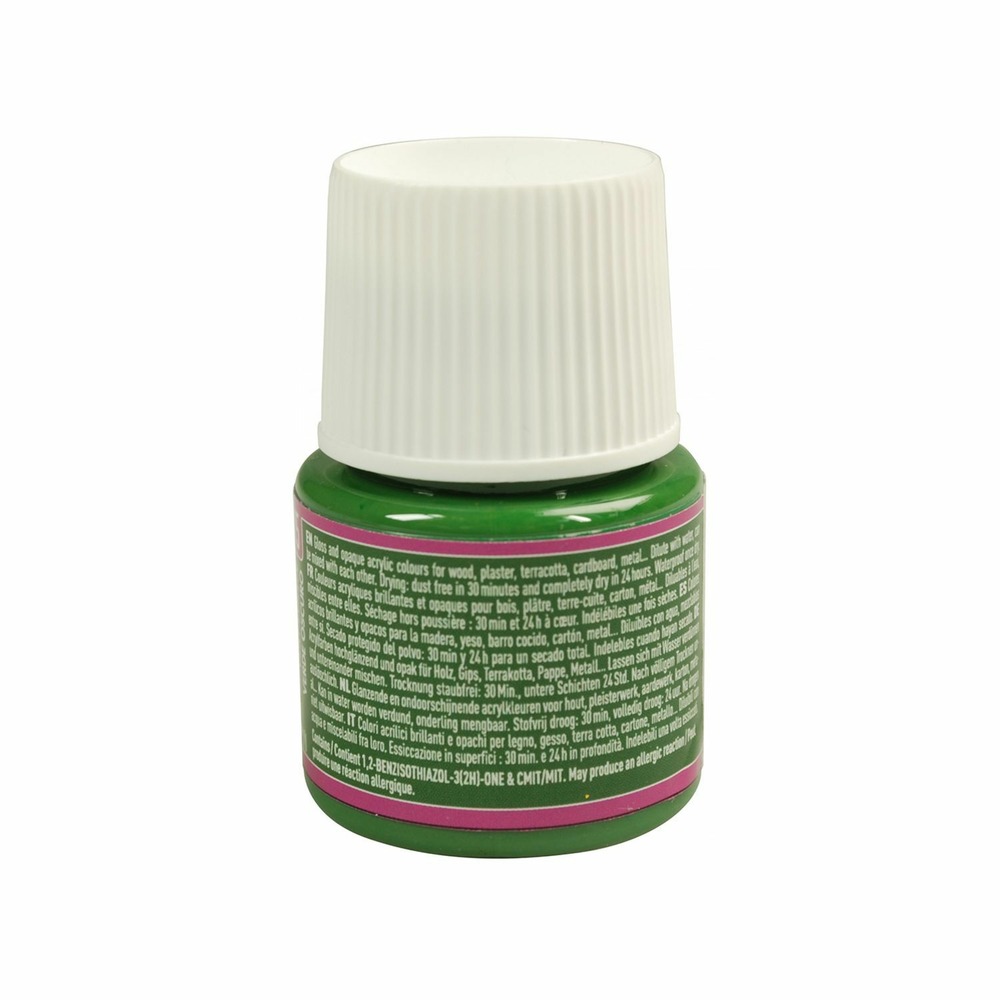 Peinture acrylique opaque brillante - vert foncé - 45 ml