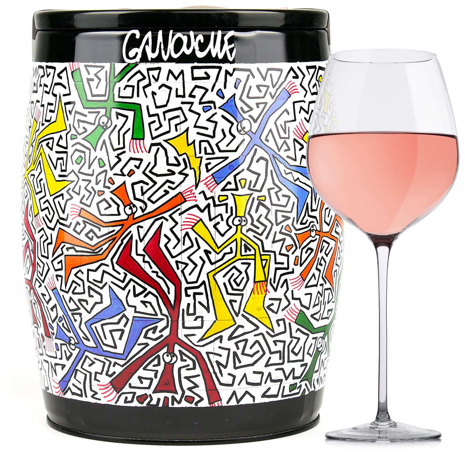 Bib'Art Ganouche vin rosé Le Benjamin de Puech Haut