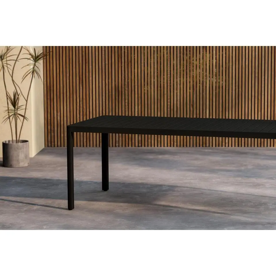 Svea - Zoe eettafel - 200 x 90 x 72 cm - zwart