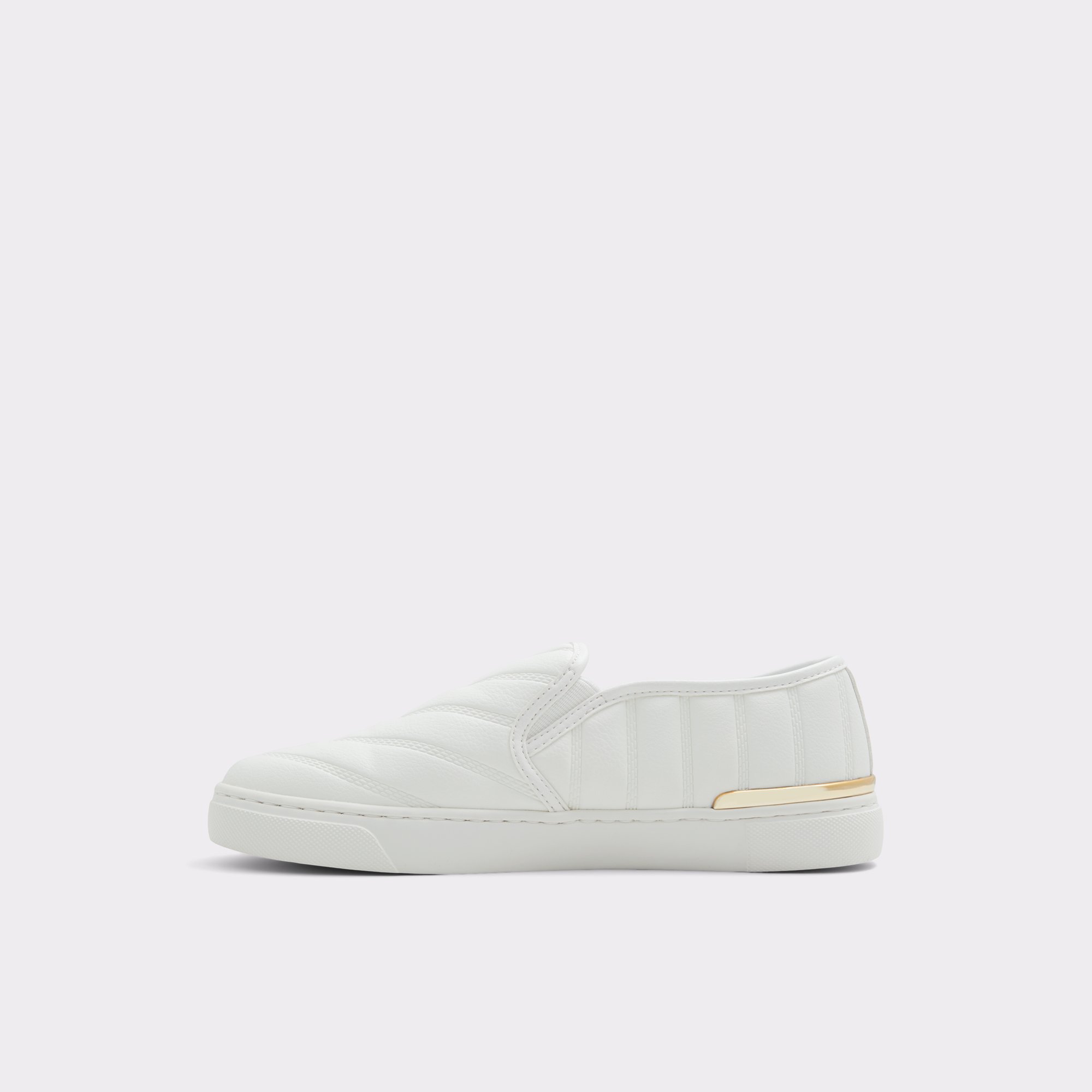 Crendann White Women Slip on sneakers