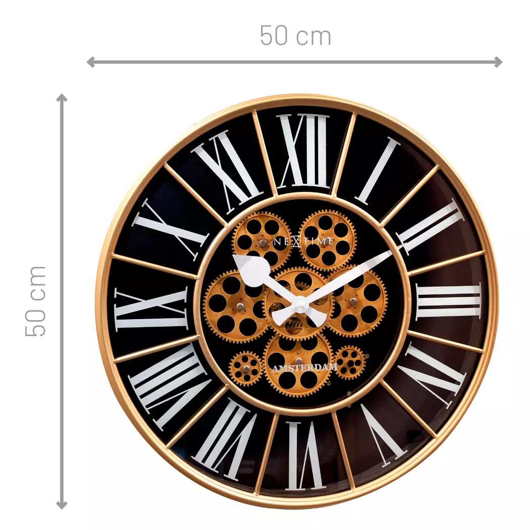 Quarzwanduhr William Ø 50 cm