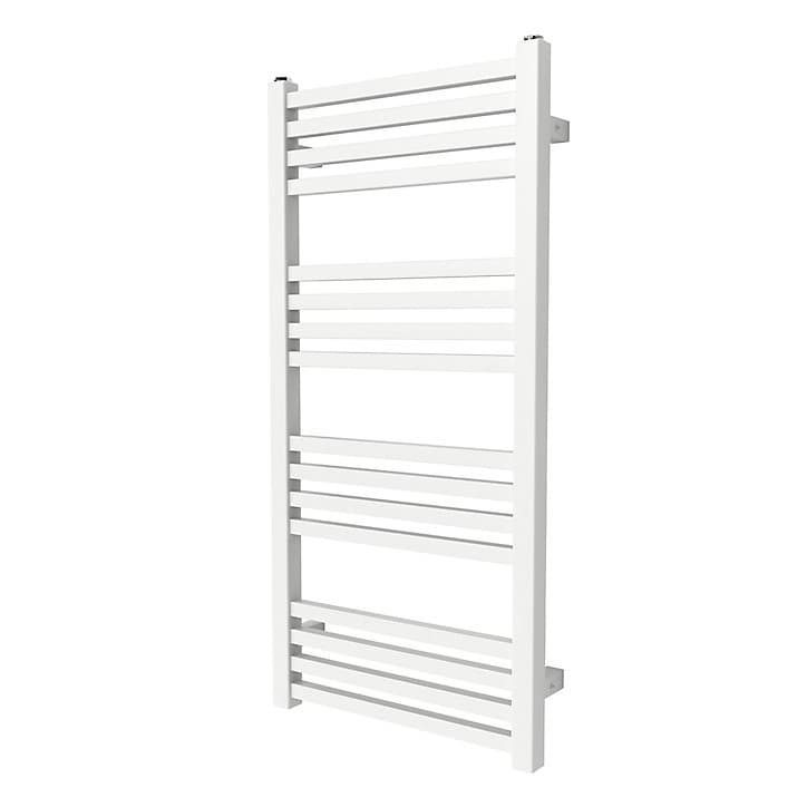 Sèche-serviettes eau chaude GoodHome Duala blanc 16 barres - 325 W