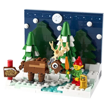 LEGO® 40484 Vorgarten des Weihnachtsmanns