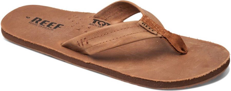Reef Heren Darftsmen Slippers Bronze Brown 31cm