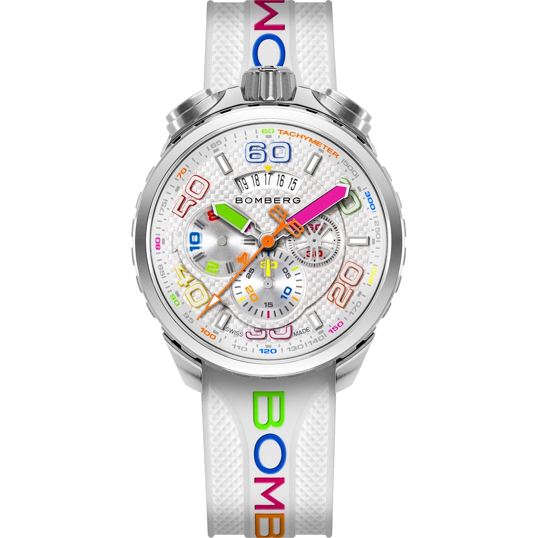 Bomberg Bolt-68 Racing Chroma Carbon White