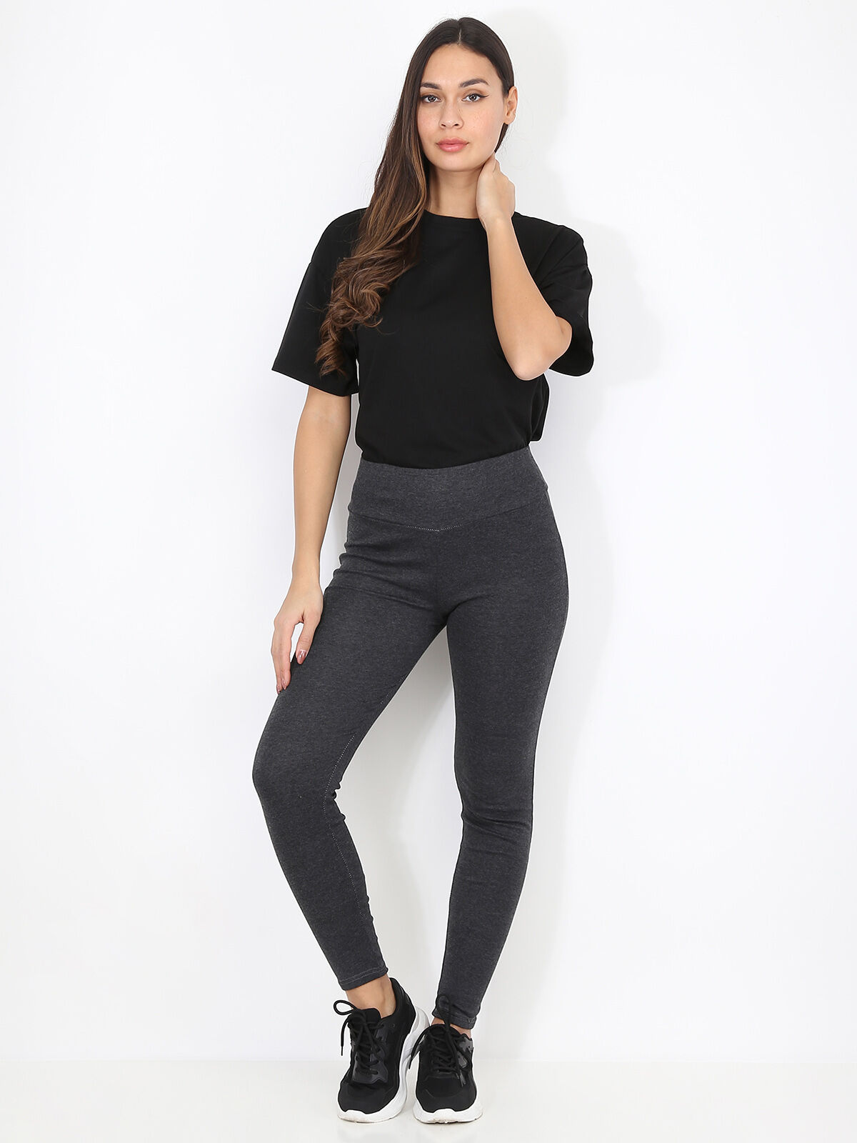 T-shirt en coton- Noir