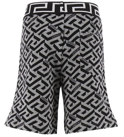 Versace Sweatshorts - Grau Meliert/Schwarz
