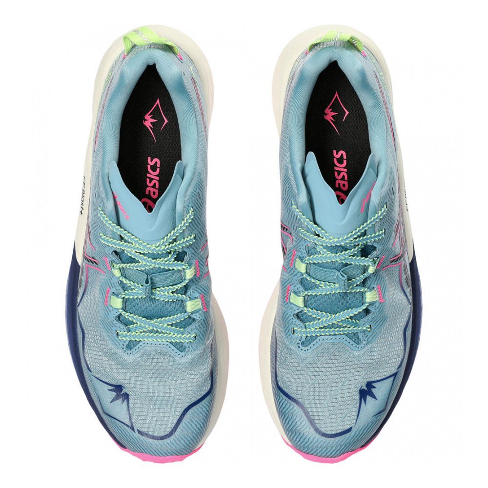 Asics FUJISPEED 2 - Chaussures trail Femme gris blue/black
