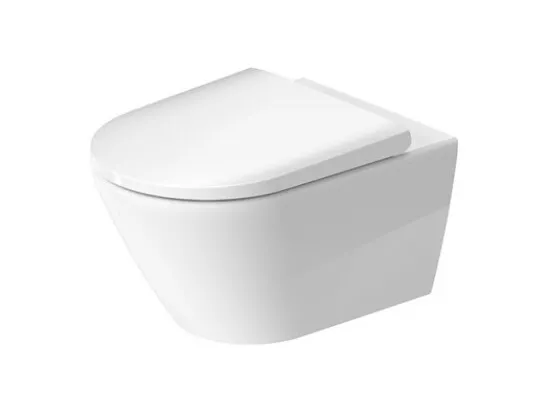 WC suspendu sans bride DURAVIT D-Neo avec abattant frein de chute