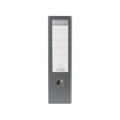 Exacompta - Classeur à levier - Dos 70 mm - A3 paysage - pour 550 feuilles - gris marbré avec dos gris