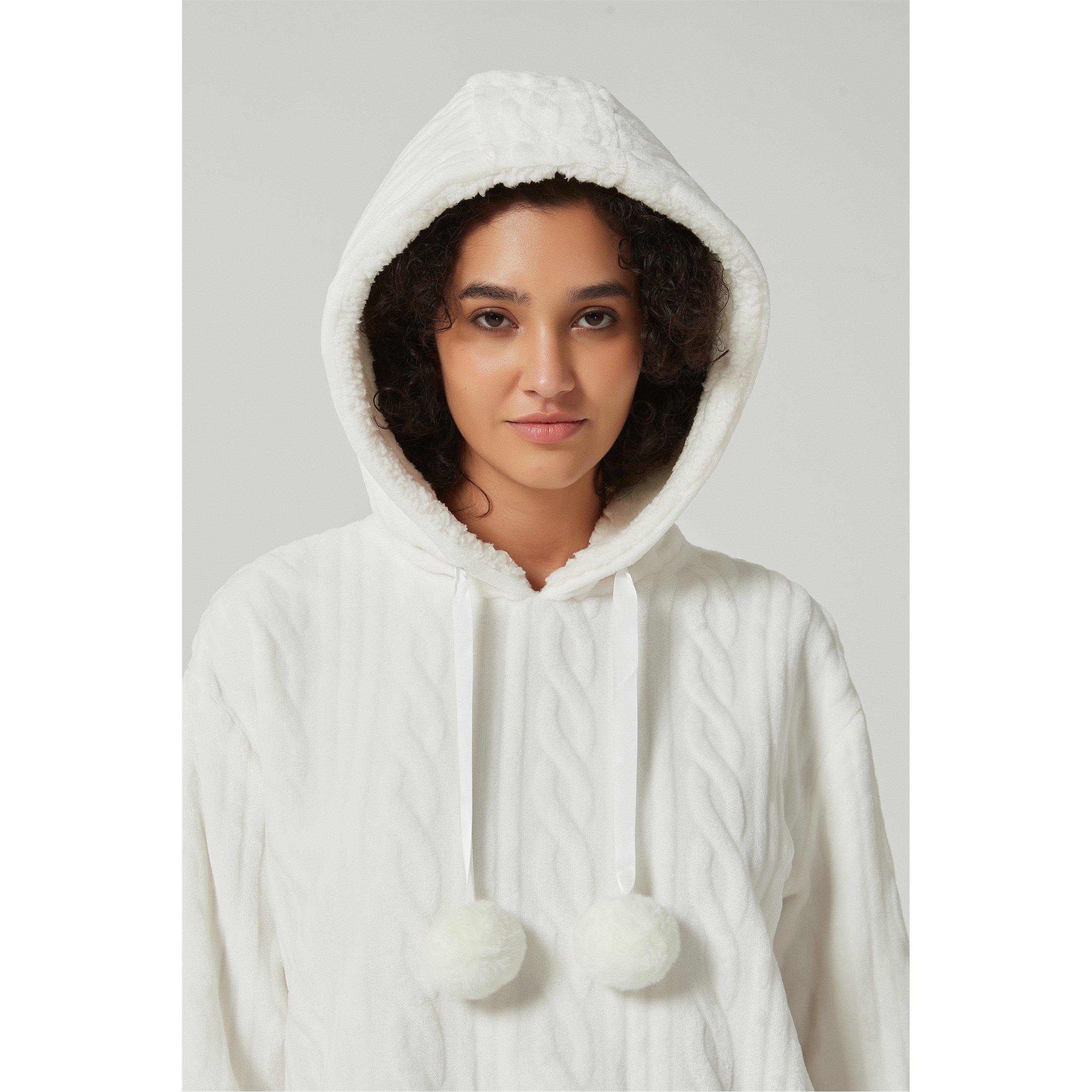 Linea Ladies Cable Hooded Lounge Set