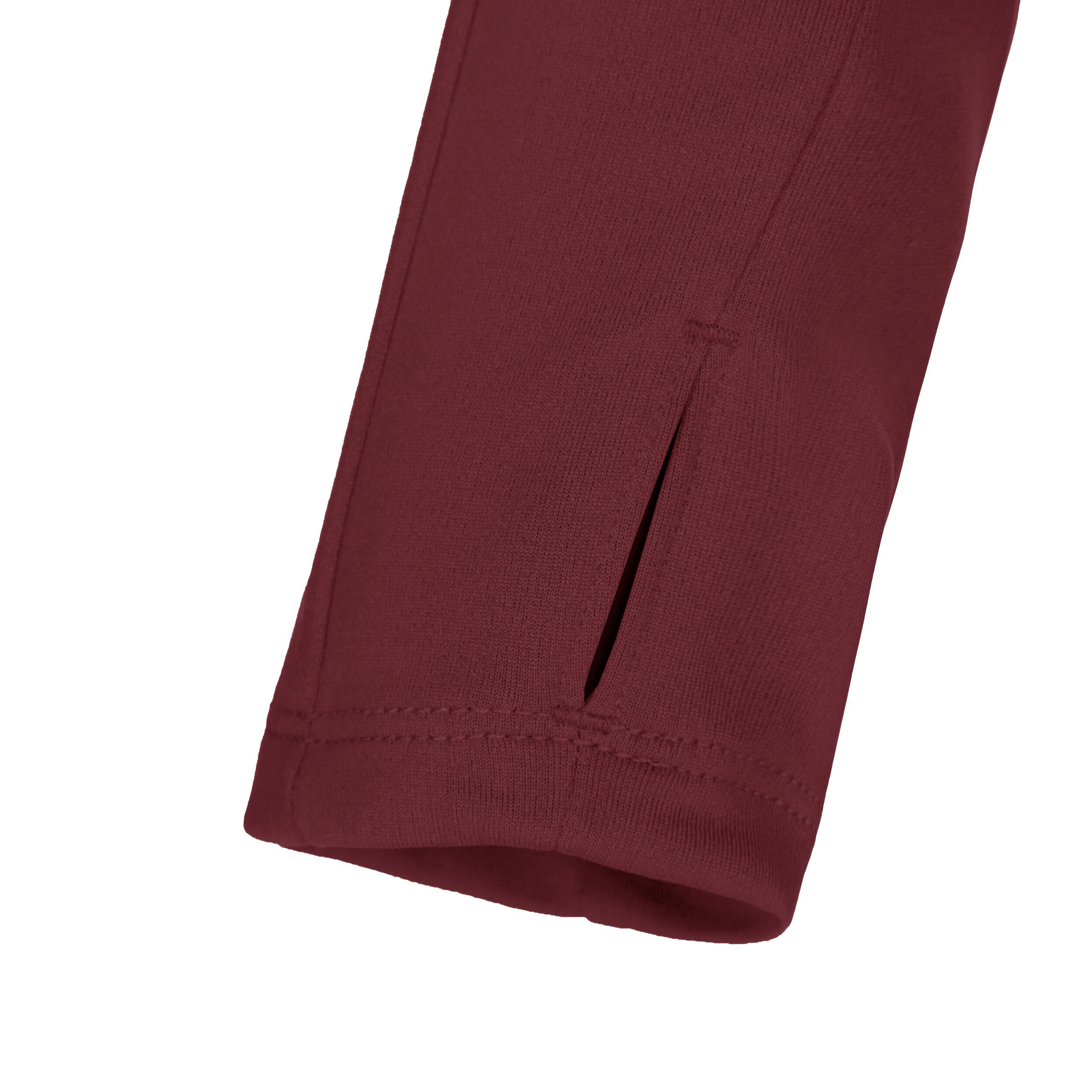 Nike Dri-Fit Pacer Half Zip Haut Manches Longues Femmes - Rouge Foncé , Argent
