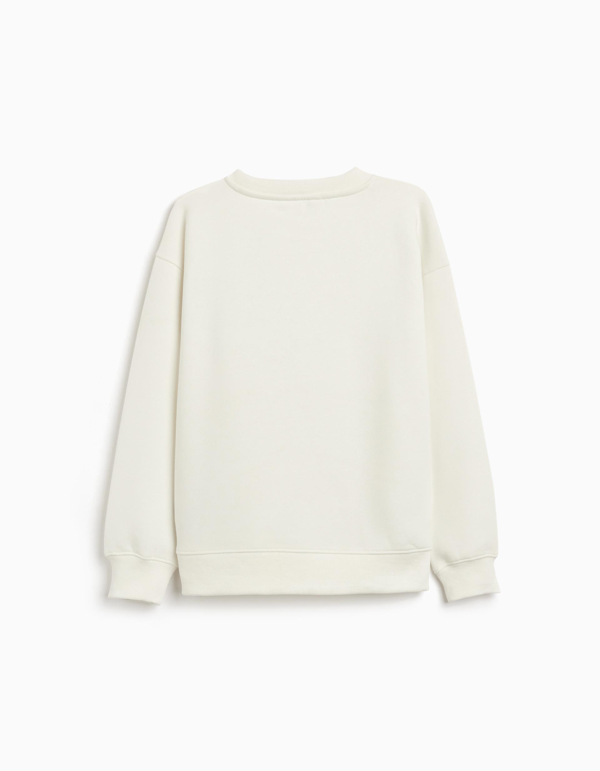 Sweatshirt de Felpa, Menino, Branco