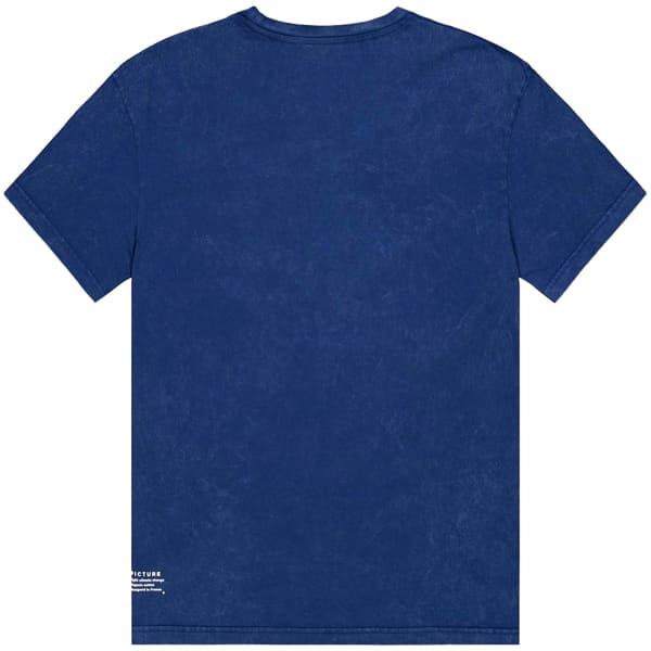 T-shirt PICTURE POENY TEE BLUEPRINT WASHED