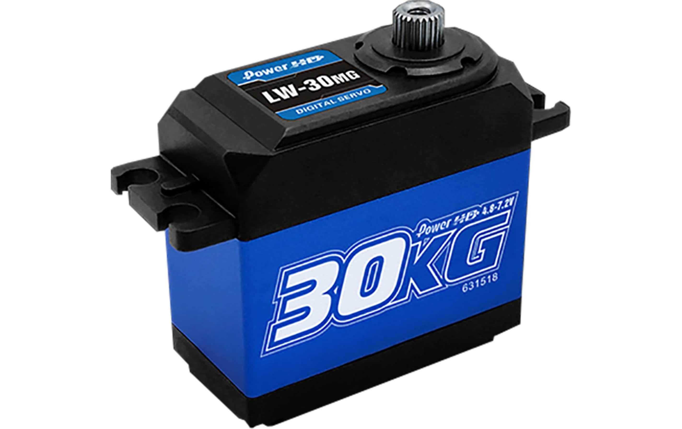 Servo LW-30MG, Wasserdicht, 30 kg, Digital HVWasserdichtes Standard Servo, ideal für Fahrzeuge im Massstab 1:10