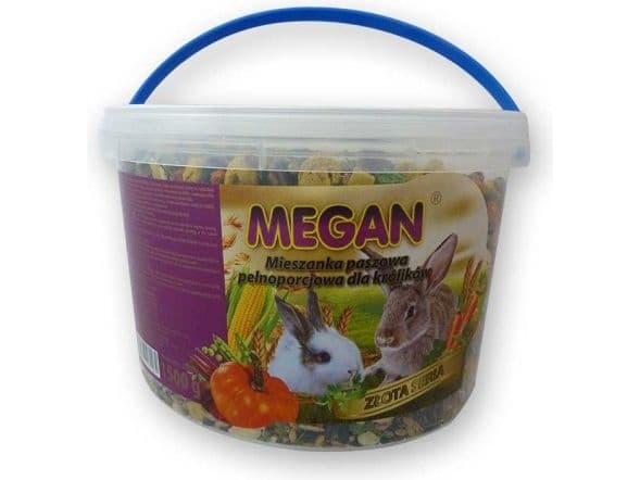Megan 5906485082089, Matbit, 1,5 kg, Hamster, Kanin, granules, barley, wheat, sunflower seeds, peas, carob, corn crisps, parsley, red beet, dried...,