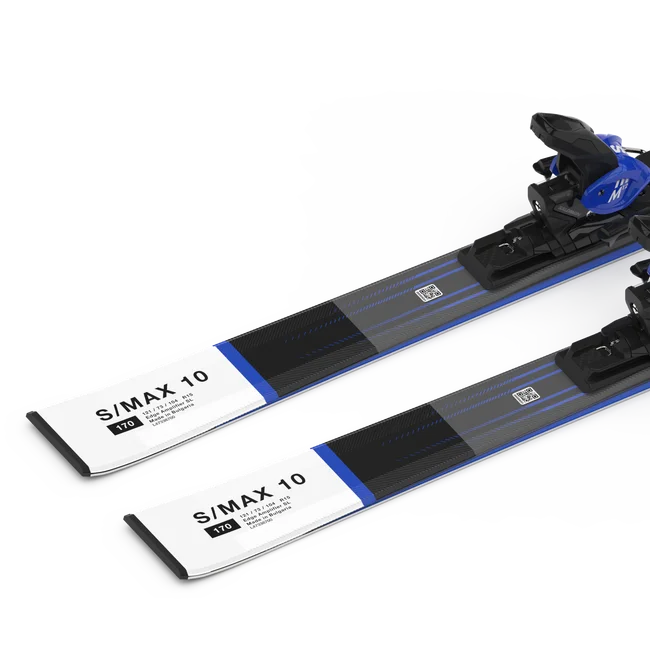 S/MAX 10 (and M12)  Pisten-Ski-Set, Unisex Black/White/RaceBlue