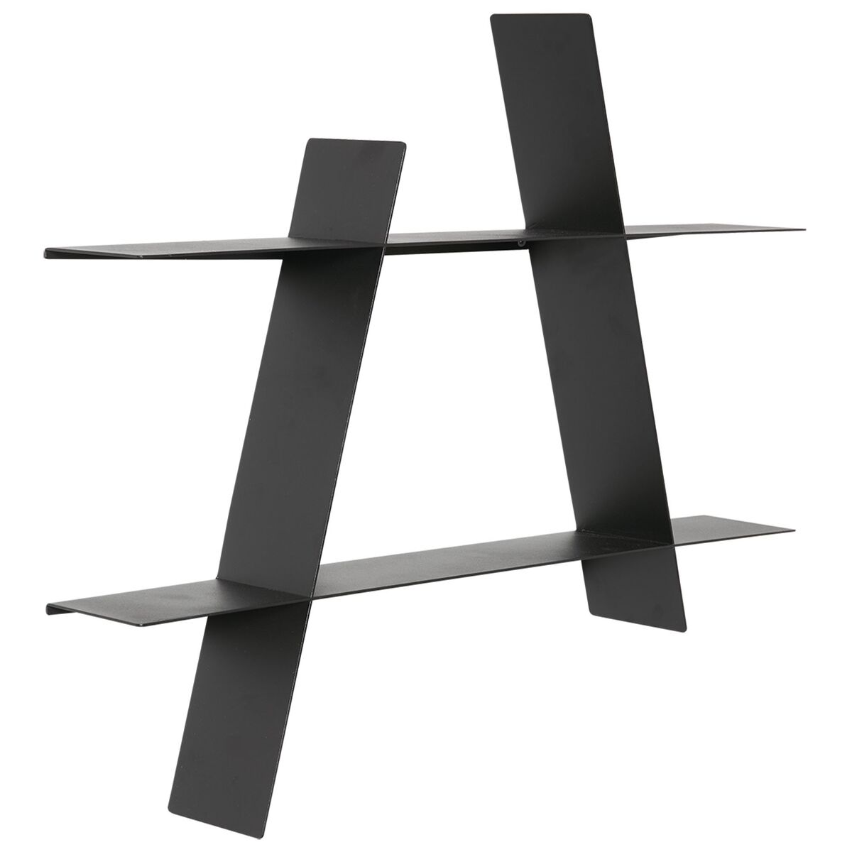 A-Shelf svart stål, large