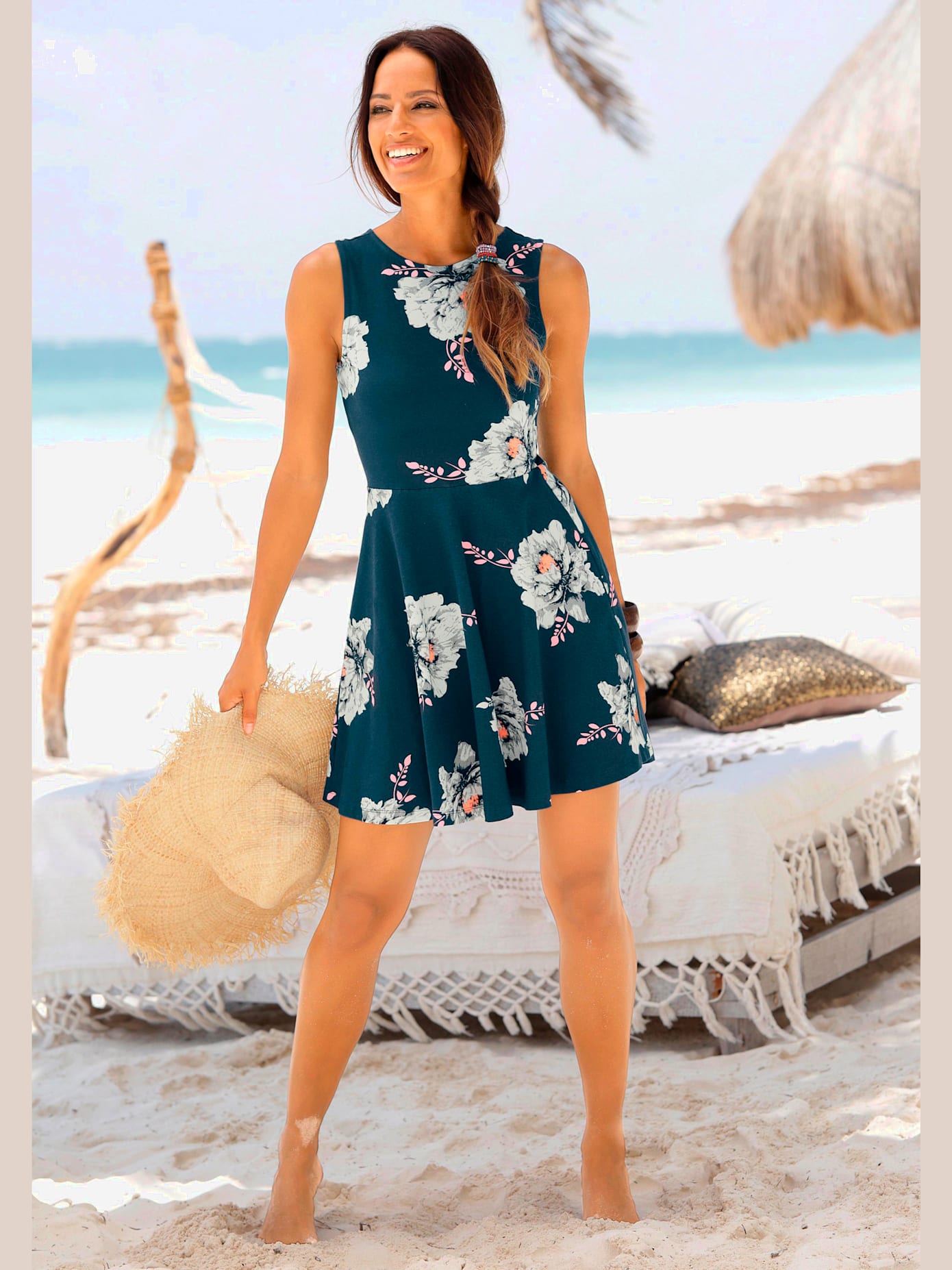 Robe de plage robe patineuse tendance