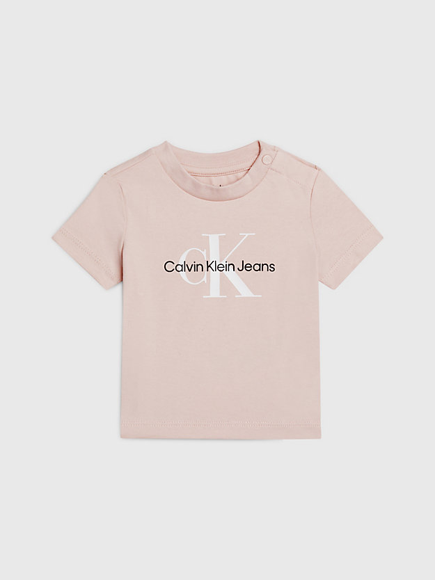 Camiseta infantil com logotipo
