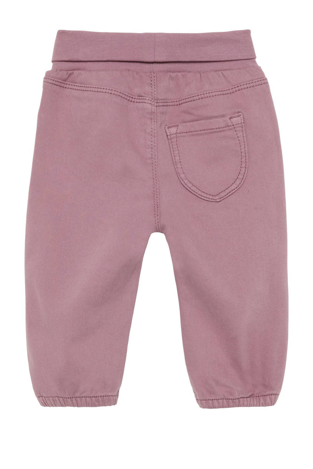s.Oliver baby joggingbroek met printopdruk lila