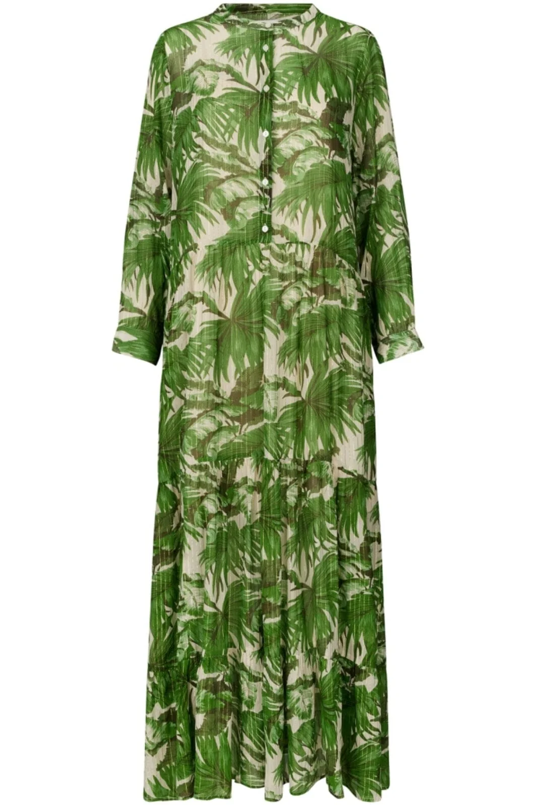 Lollys Laundry NeeLL Maxi Dress LS 40 green