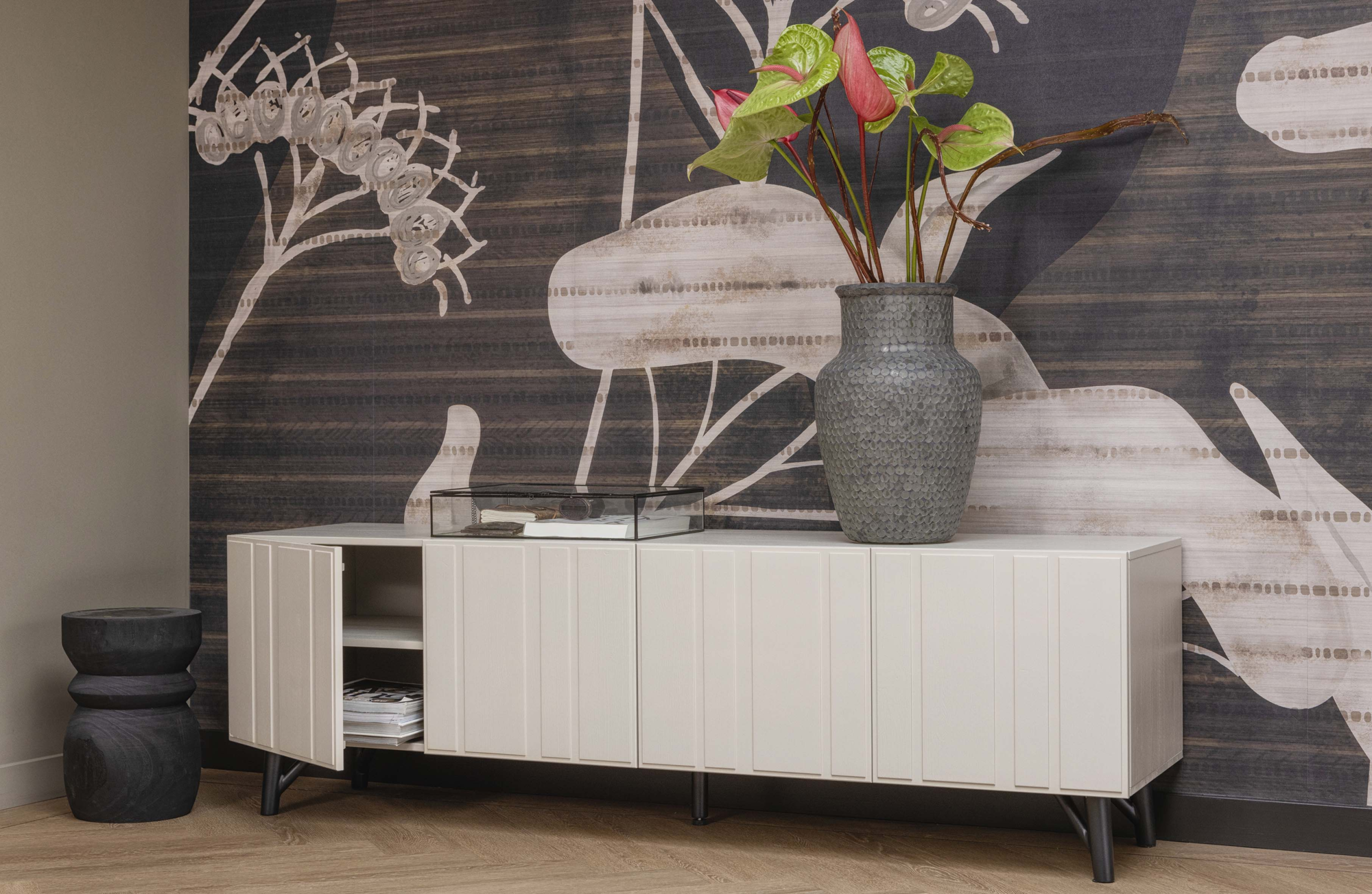 WOOOD Exclusive tv meubel Miller Tv meubel Miller grenen dust