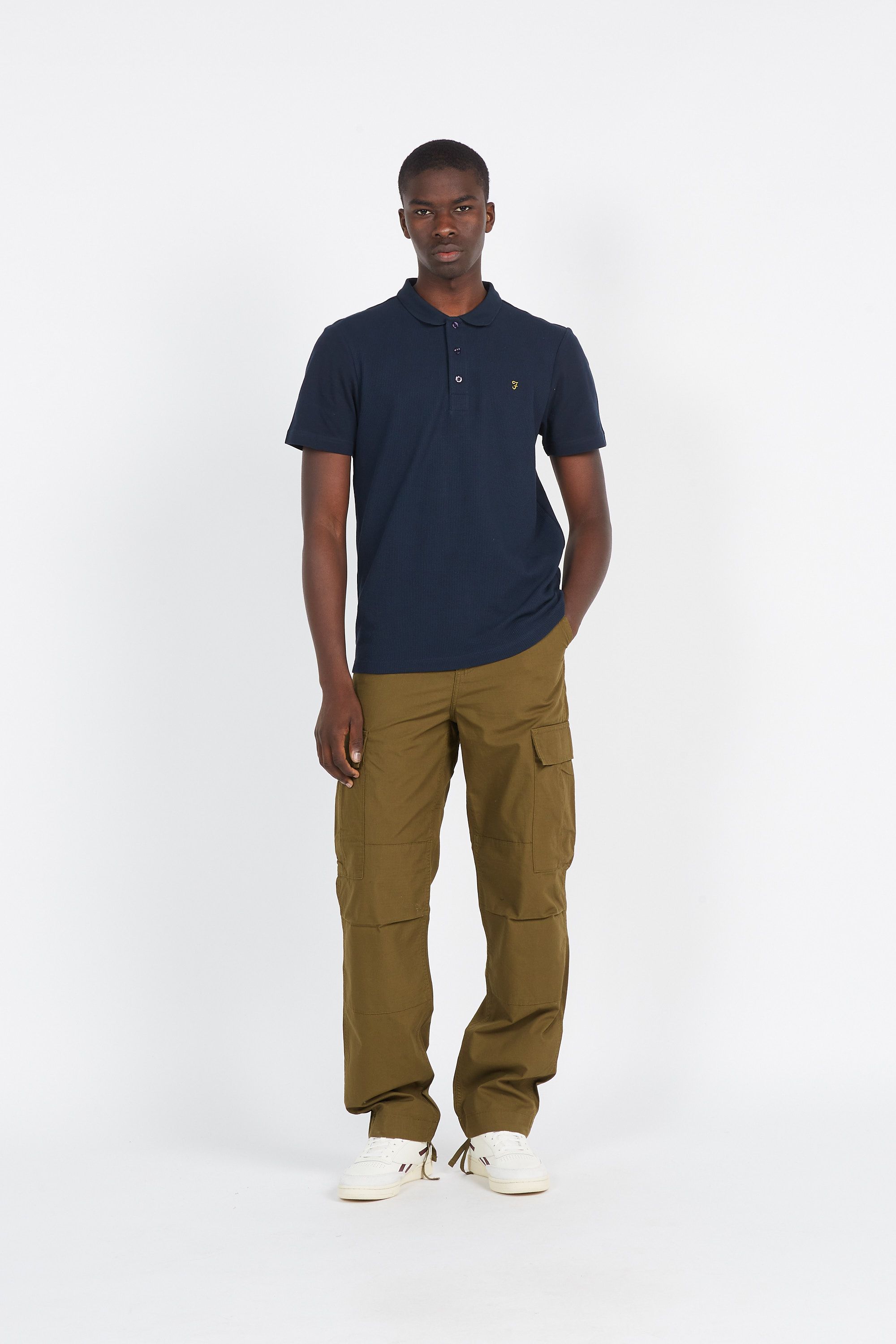 FARAH Polo  FORSTER 412 TRUE Bleu