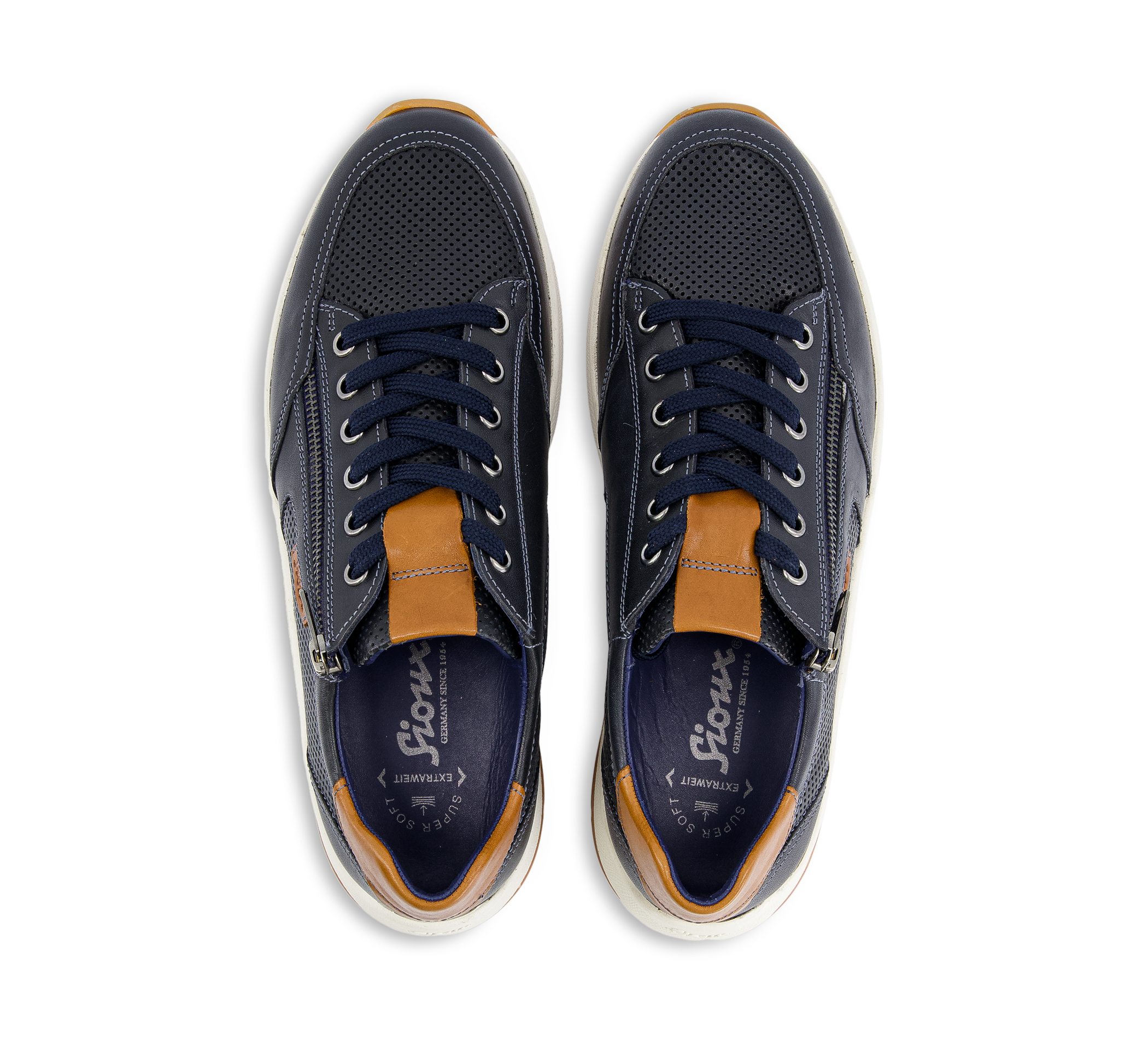 Sioux Turibio - Sneaker low blau
