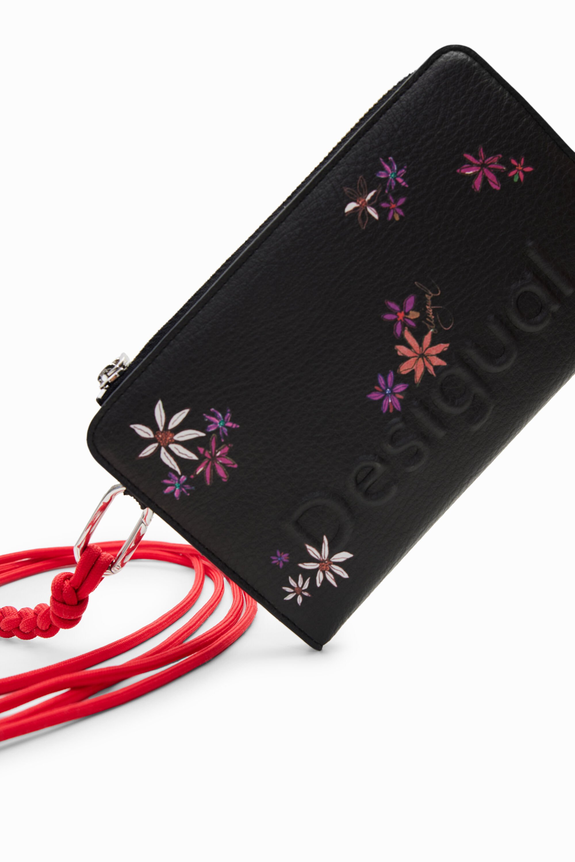 Grand portefeuille fleurs