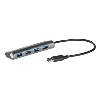 i-Tec USB 3.0 Metal Charging HUB - Hub - 4 x SuperSpeed USB 3.0 - de bureau