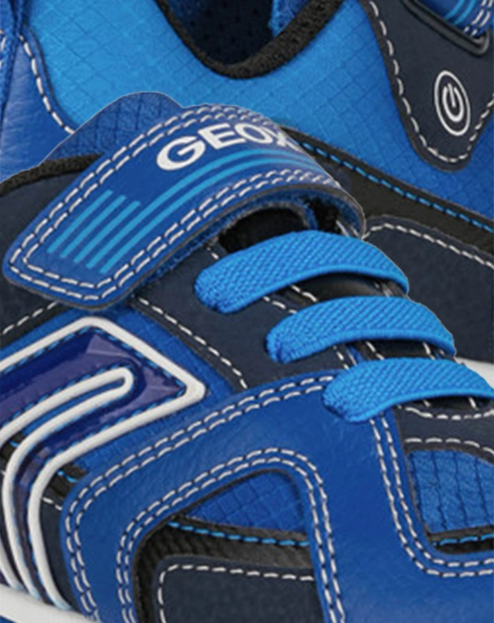 Klettsneaker BAYONYC mit Blinklicht in royal/blue