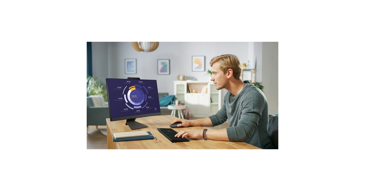 ASUSA3402WVAK All-in-One all-in-one pc  (Zwart | i7-1355U | Intel Graphics | 16 GB | 512 GB SSD)