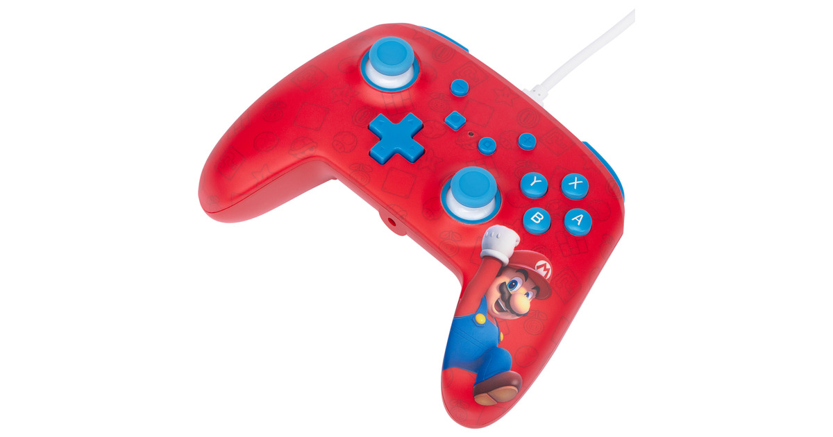 PowerASwitch Wired Controller Woo Mario  (Rood)