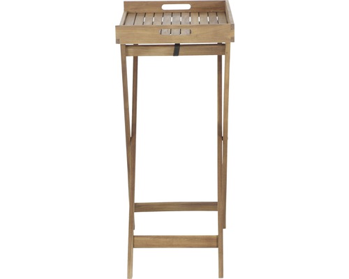 Dienblad met standaard, acacia