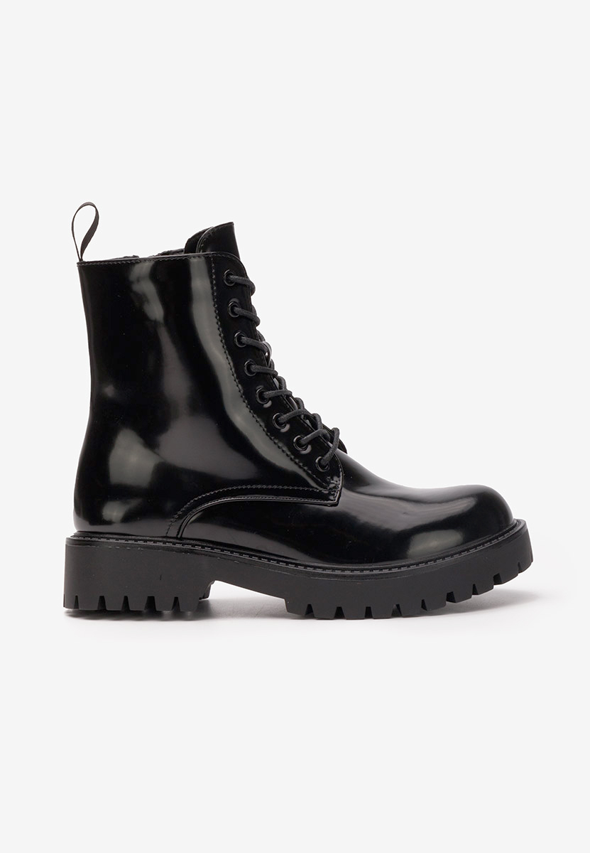 Bottines rangers femme noirs Sarissa