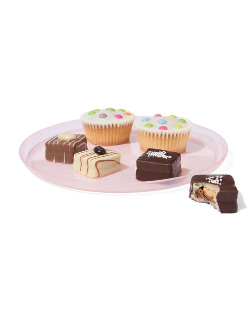 assiettes réutilisables à paillettes lot de 4