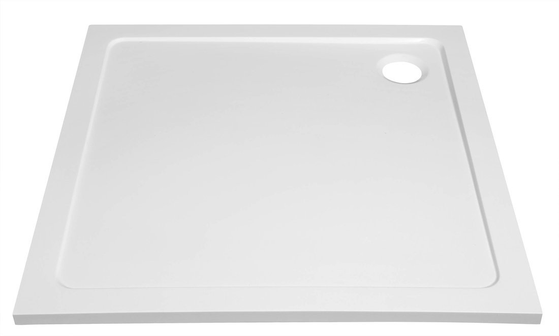 Aqualine Tecmi vierkante douchebak 80x80cm wit