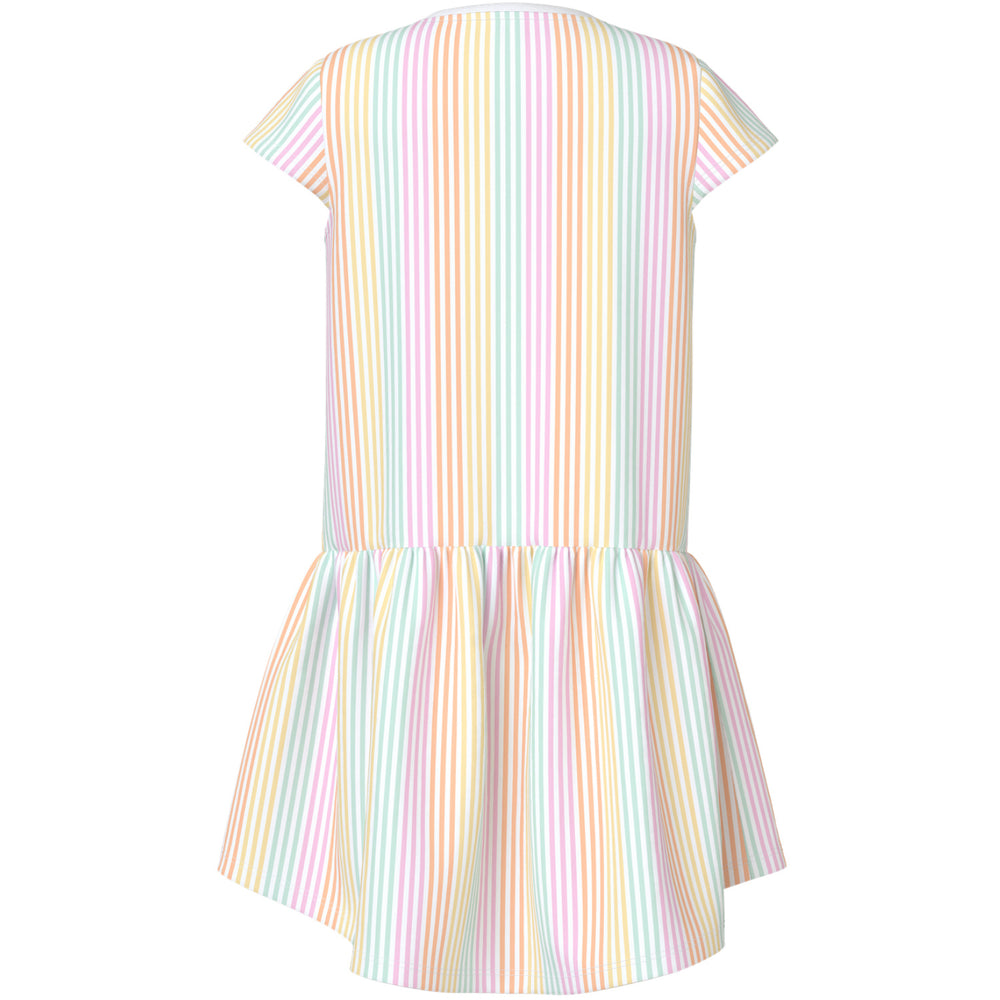 Køb Name It Bright White Cool Stripe Nkfvigga Capsl Kjole