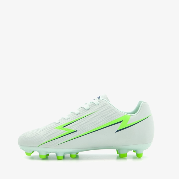 Dutchy Pitch MG kinder voetbalschoenen wit/groen