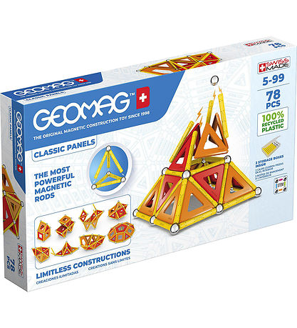 Geomag Magnets?t - Classic Panels Recycled - 78 Dele