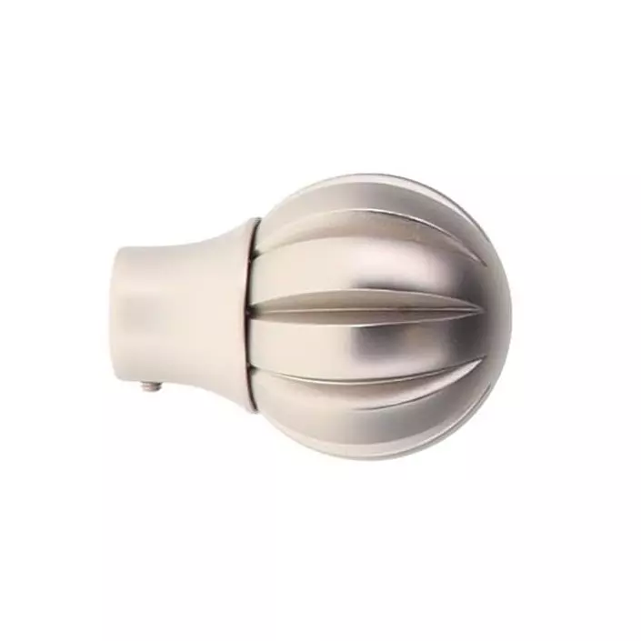 Lot de 2 embouts tringle (D20 mm) Jim Touch of zen Argent
