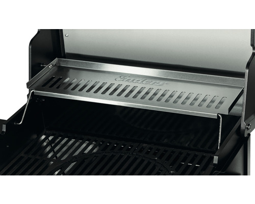 Enders Cubiq Pro 3 R Turbo 3-pits gasbarbecue, zwart, inclusief dekselthermometer, vetopvangbak, grillrooster, krachtige verwarmingszone, uitklapbare zijtafel, warmhoudrek.