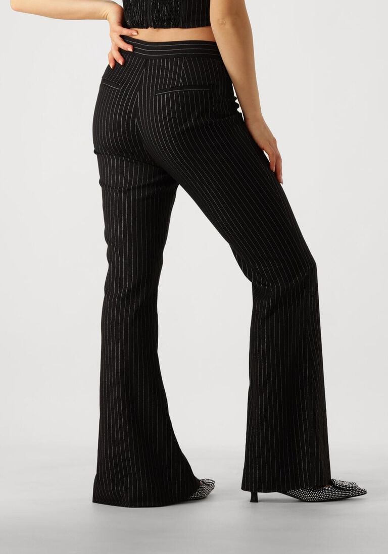 zwarte gestuz flared broek caylinagz hw pants