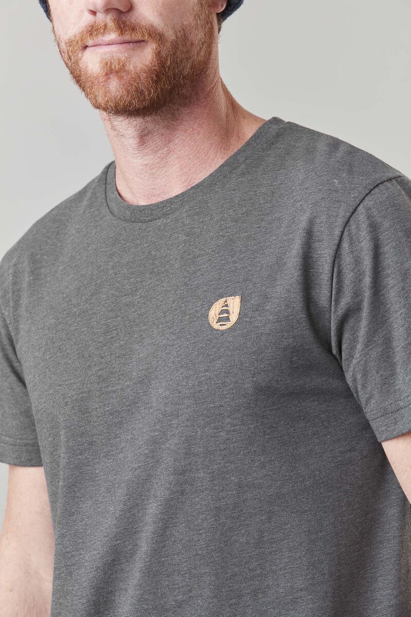 Picture Lil Cork Tee Dark Grey Melange