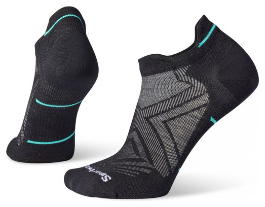 Chaussettes de Running Femme Smartwool Run Zero Cushion Low Noir