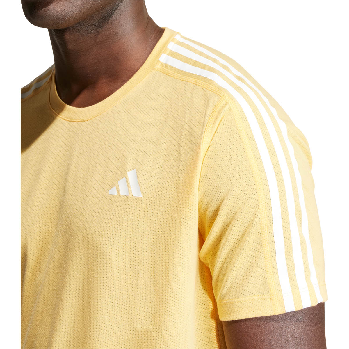 adidas Own The Run 3-Stripes Løbe T-shirt Herre