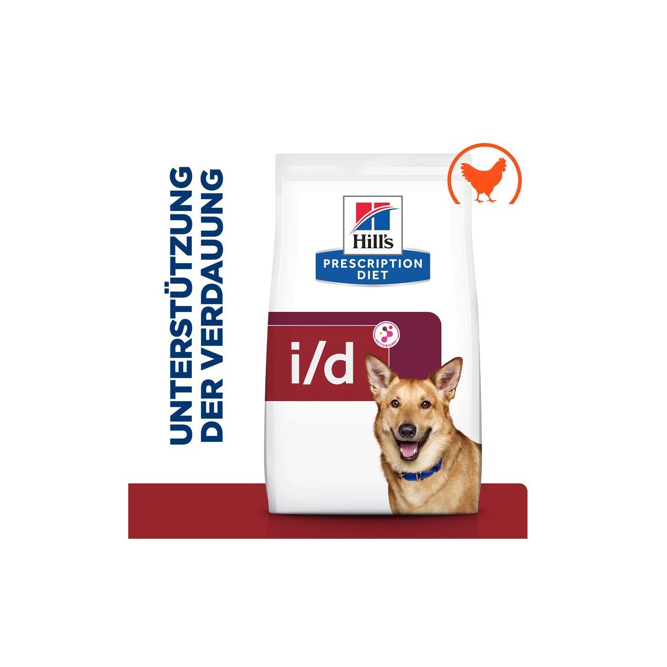 Hill's Prescription Diet i/d Trockenfutter für Hunde, Adult, mit Huhn zur Unterstützung der Verdauung 4 kg